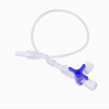 medical high pressure 3/2 way stopcock iv extension lines connecting tube luer lock